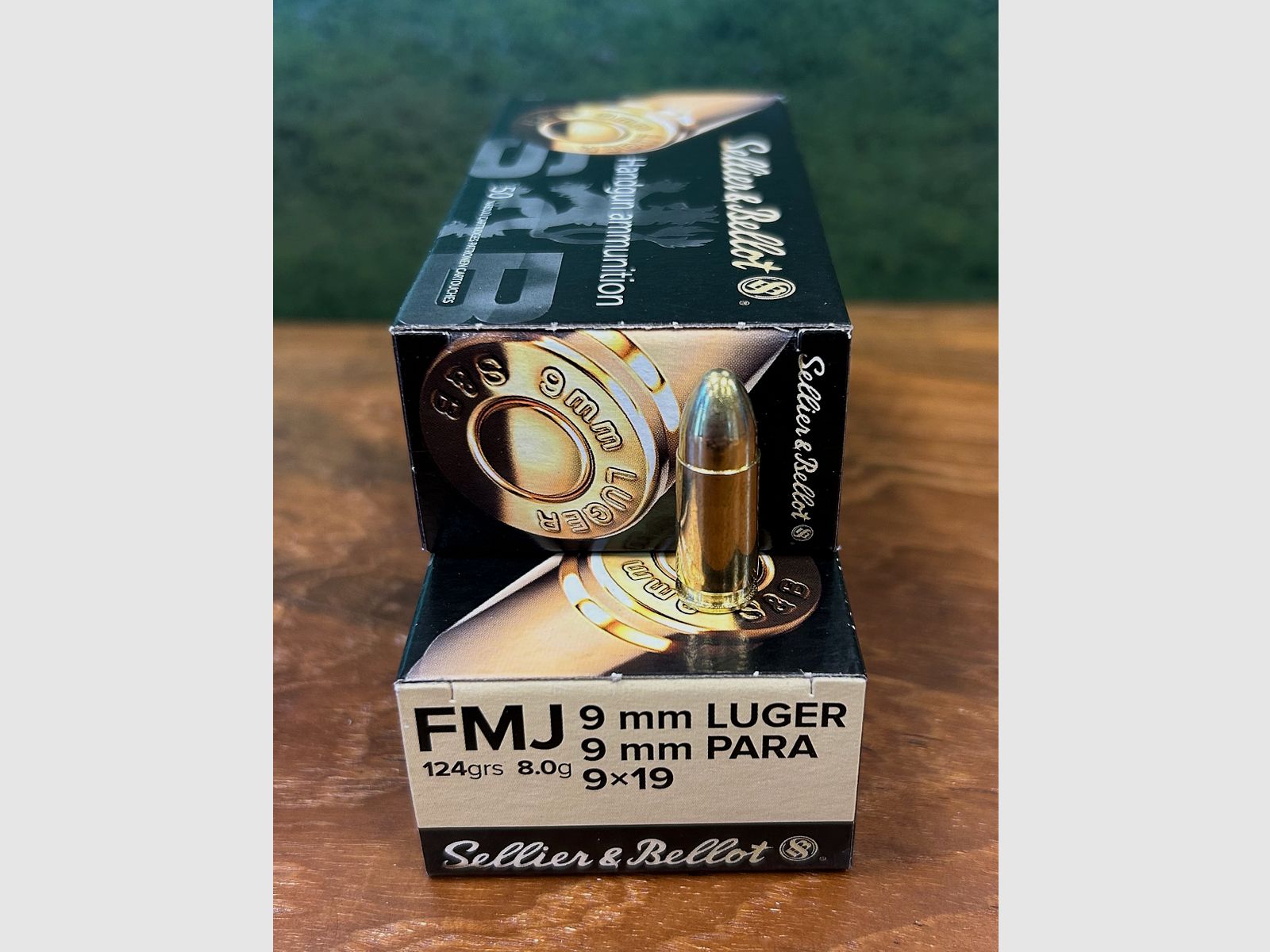 Sellier & Bellot 9 mm Luger Vollmantel 8,0g/124grs.