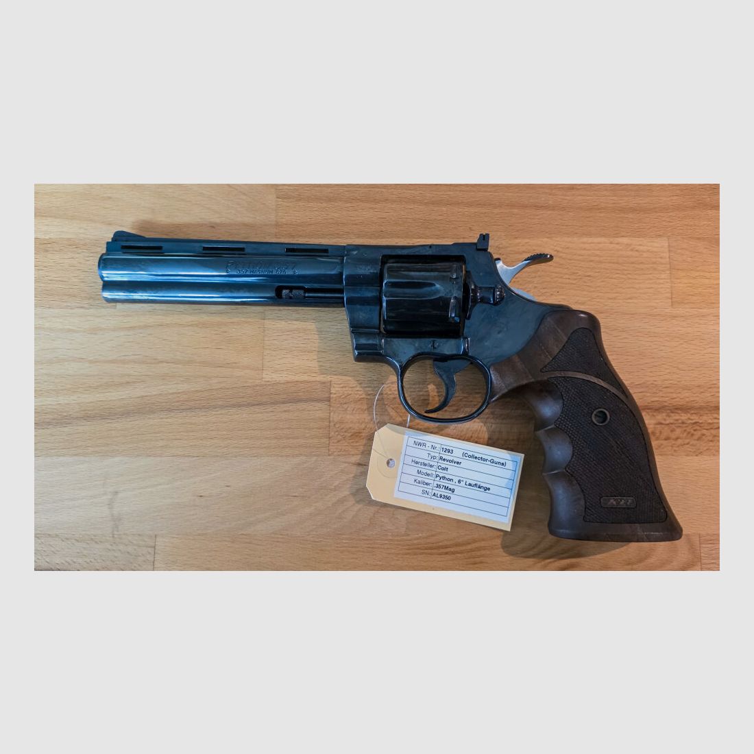 Colt Python, 6" barrel length, image 2 of 2