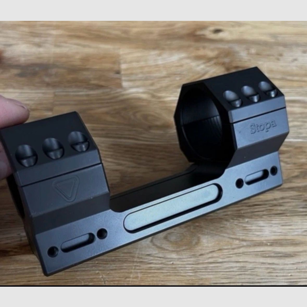 Leica Amplus 6 2.5-15x56i Ballistic, block mount, Rusan adapter, MSRP 1700€ new, image 6 of 9