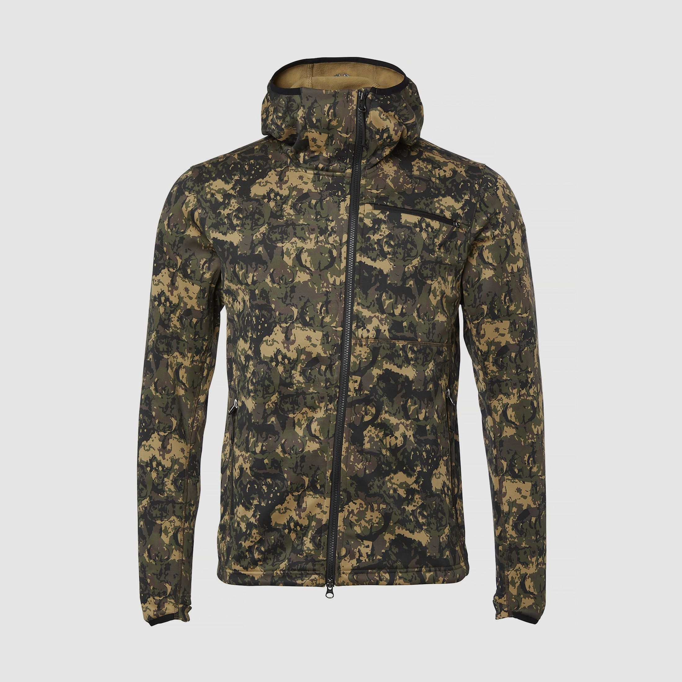 Chevalier Hunter Stretch Zip Hoodie Camo Uomini