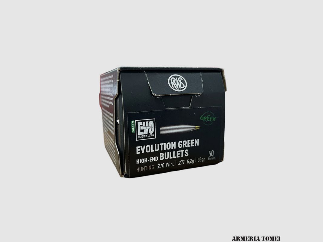 HERLAADBULLET – RWS – EVOLUTION .270 Win / .277 • 10,0g / 154gr (50 STUKS)