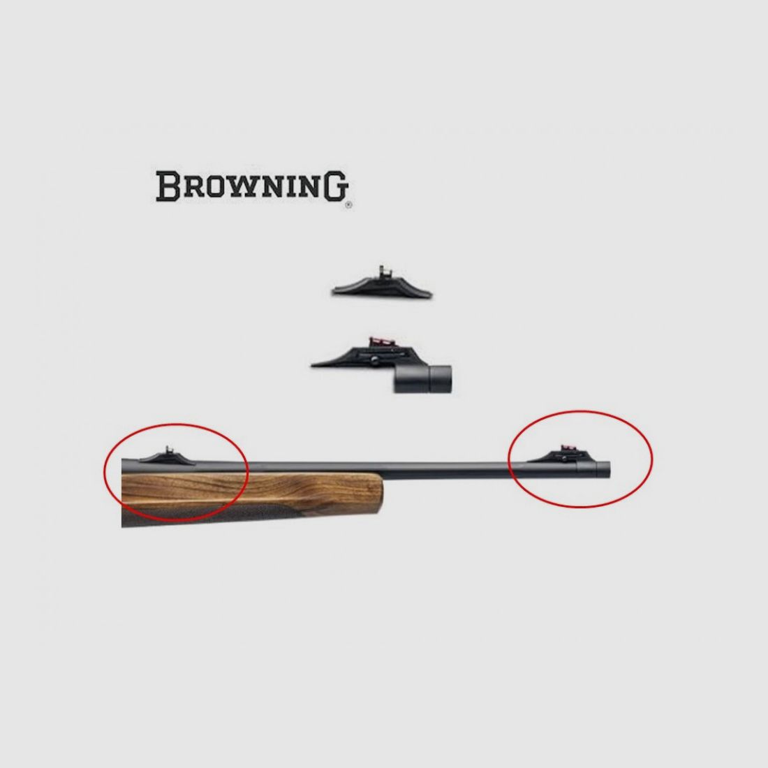 BROWNING 4X Kit Modularvisier aus Fiberglas