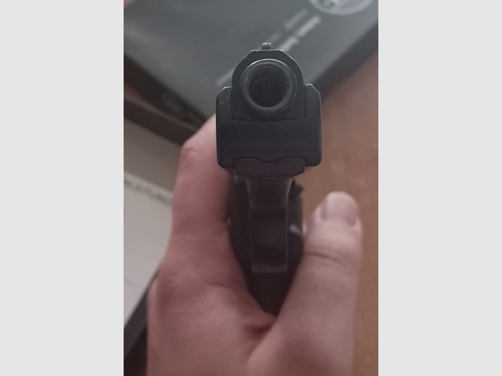 Seltene Rhöner SM 80 im Kal. 8 mm Knall/ PTB 267 mit Verpackung!