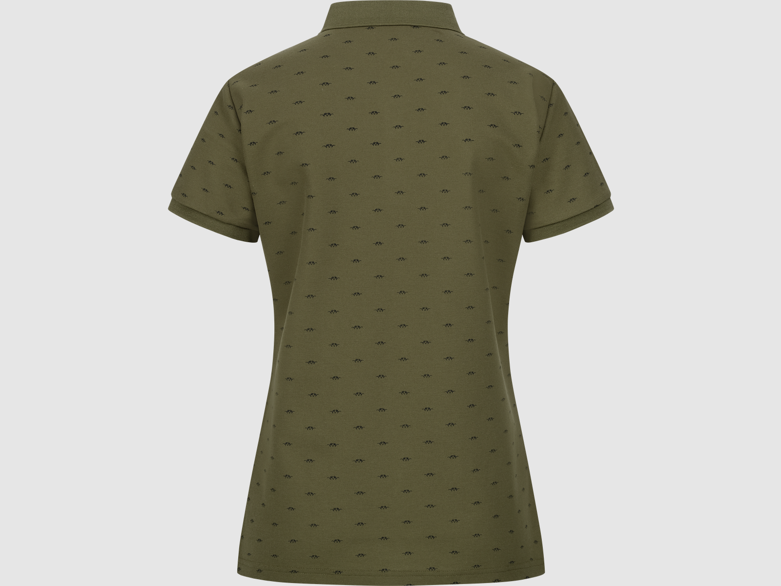 Blaser Allover Polo Shirt Ladies Dark Olive/Black, image 3 of 7