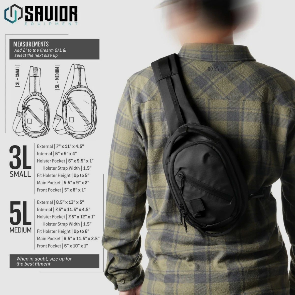 Savior – Tasche / Gürteltasche – Obscura – Schwarz – Kompakt / Subkompakt – CCW-SL1006-SM-BK, Bild 9 von 12