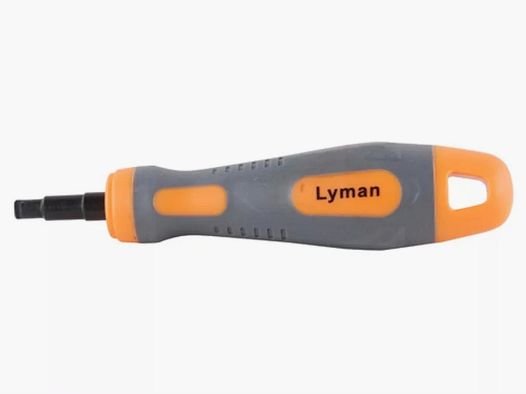 Lyman Primer Pocket Cleaner small / Zündglockenreiniger met houten handvat