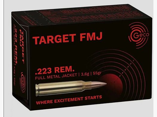 GECO Geco .223 Rem Target FMJ 3,6 g 2.000Schuss