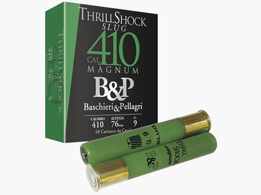 BASCHIERI & PELLAGRI THRILL SHOCK SLUG 410 MAG (Packung mit 10)