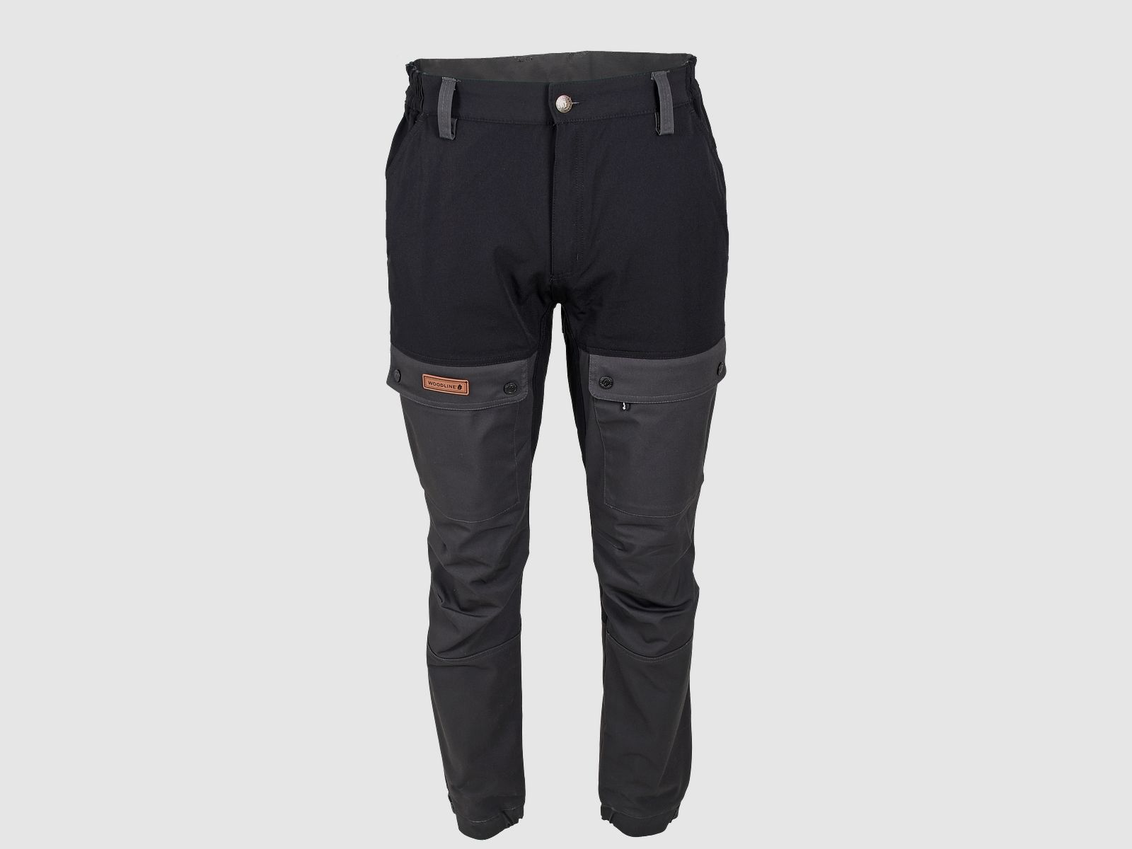 Woodline Boksund Hose Herren Schwarz/Grau - D104