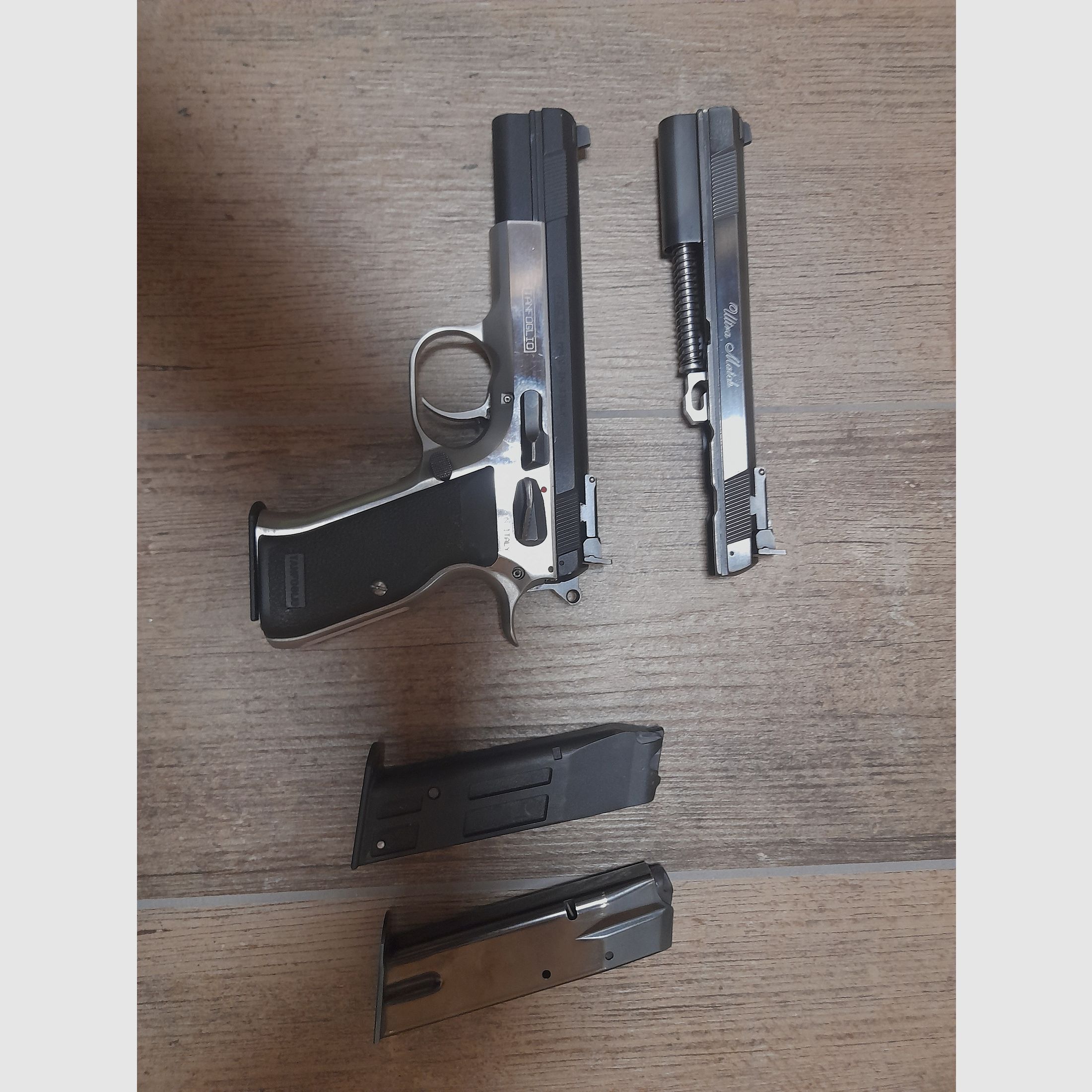 Tanfoglio Ultra Match Duotone 9mm with .22 conversion system