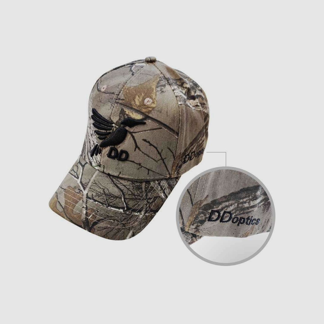 DDoptics Basecap mit DDoptics Logo Realtree Cap 449000318b