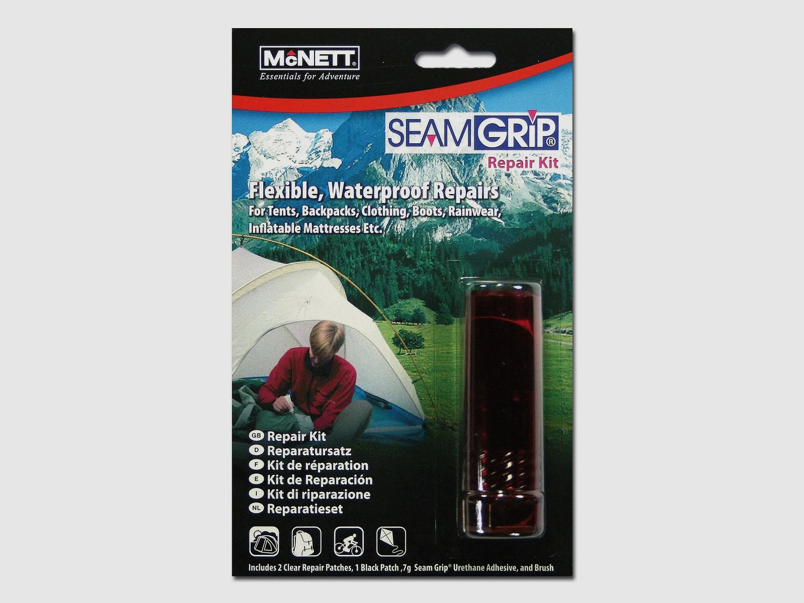 McNett McNett Kit de réparation Grip de couture universel