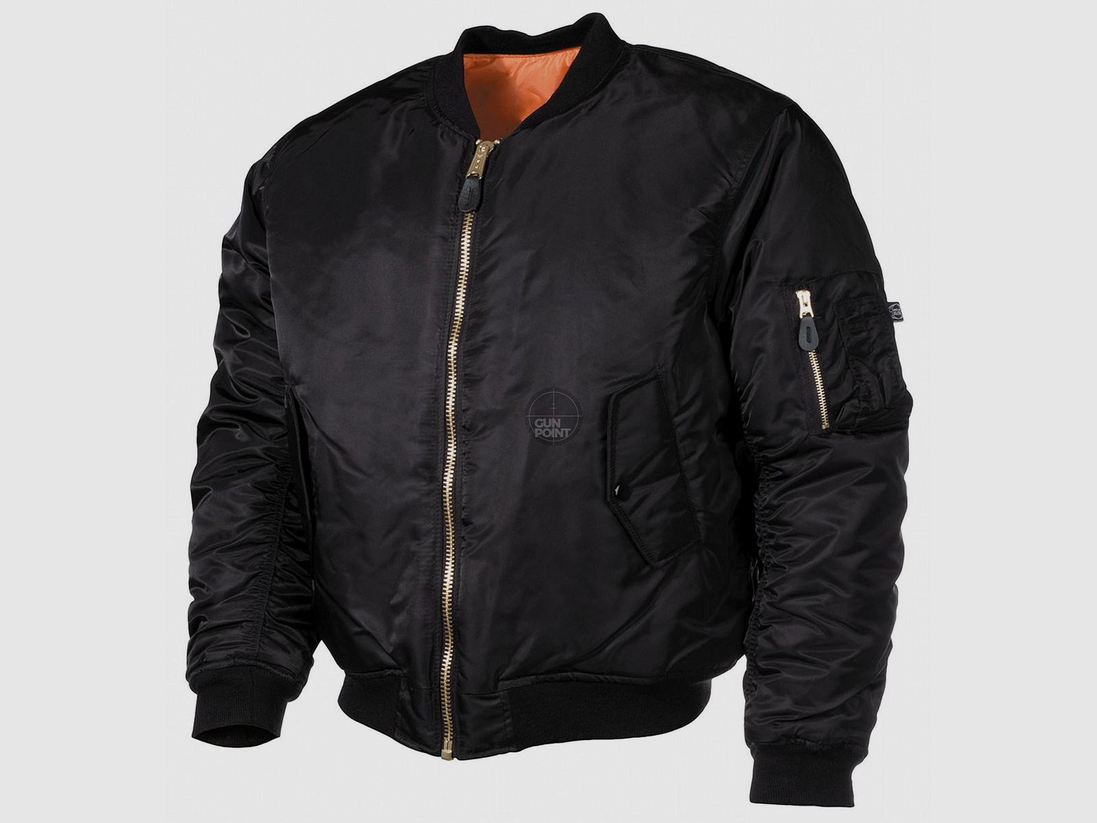 US Pilotenjacke MA1,schwarz - Gre: S