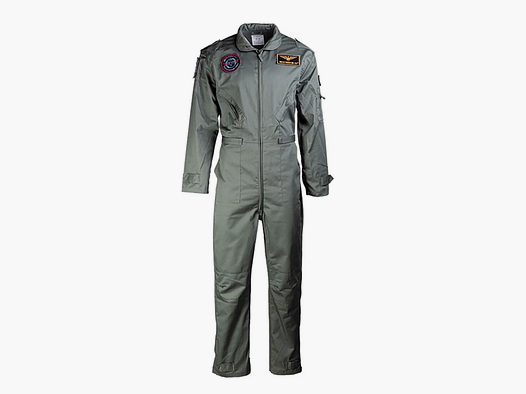 Mil-Tec Kids Flight Suit with Badge - Olive / 3XL-188