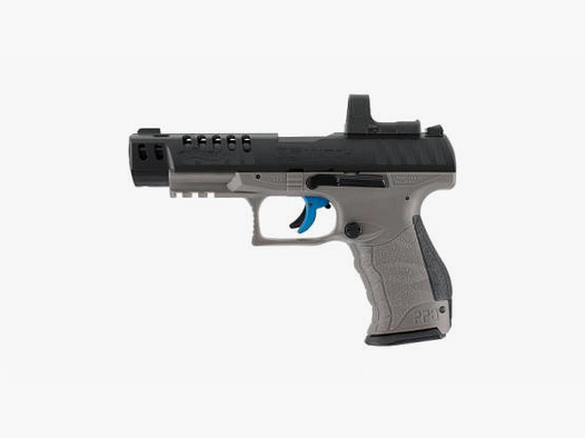 Walther Q5 Match Combo 5" SET 4.5 mm (.177) Diabolo, CO₂, < 3.0 J, Tungsten Grey