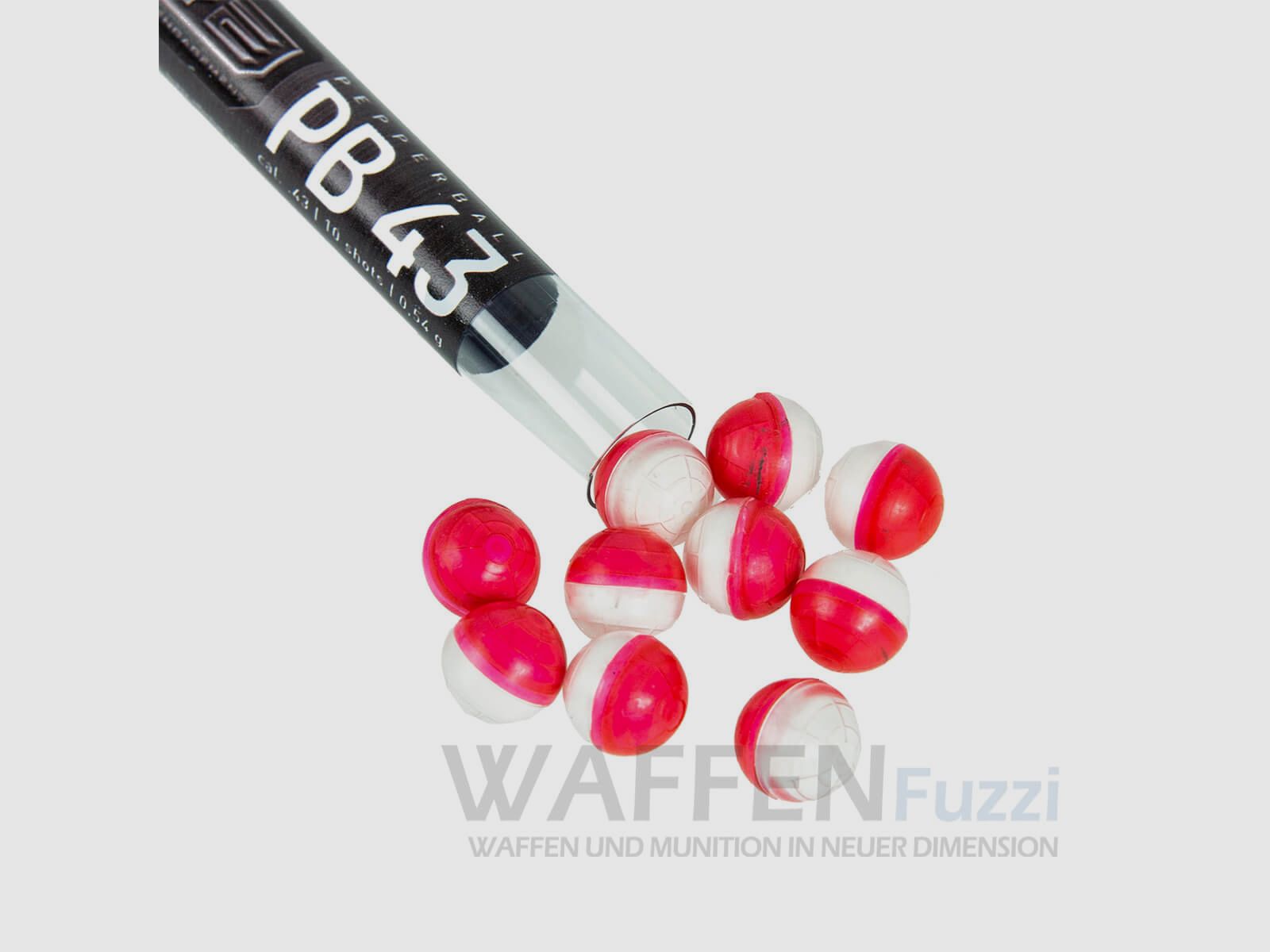 T4E PB 43 pepper balls 10 shots caliber .43