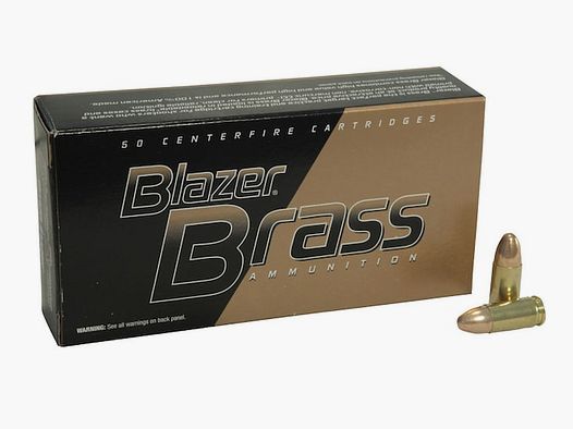 CCI Blazer 9mm Luger 124GR FMJ 50 cartouches