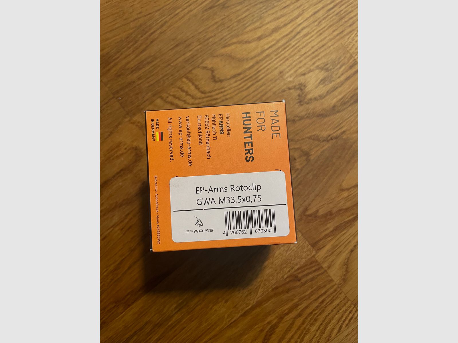 EP Arms Rotoclip adaptador de rosca M33,5 x 0,75