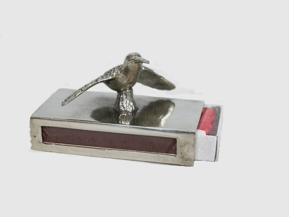 Lovergreen accessories motif matchbox holder woodcock large