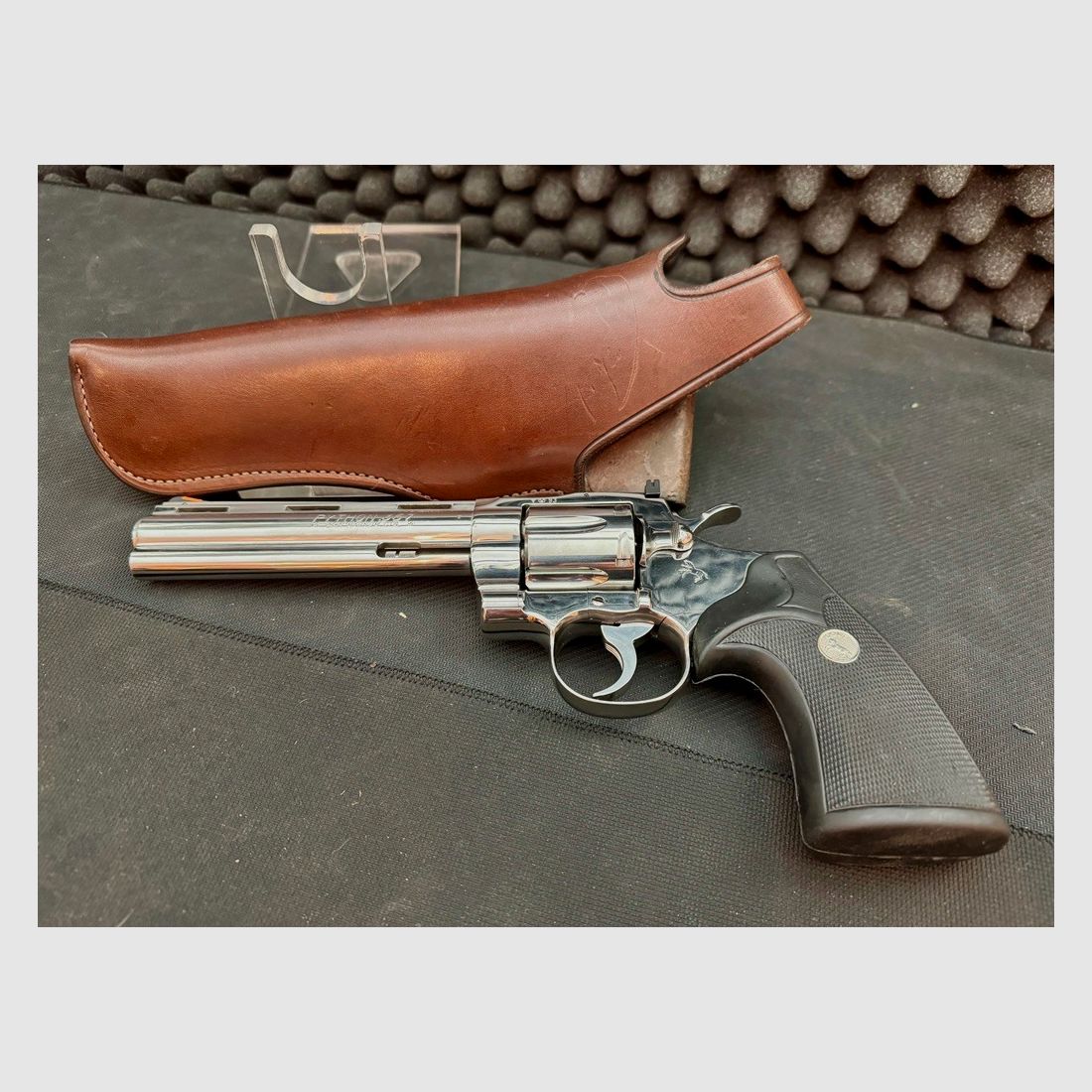 Brian C. Foster, sneltekenholster, riemholster, 357Mag, 6 inch, LINKS