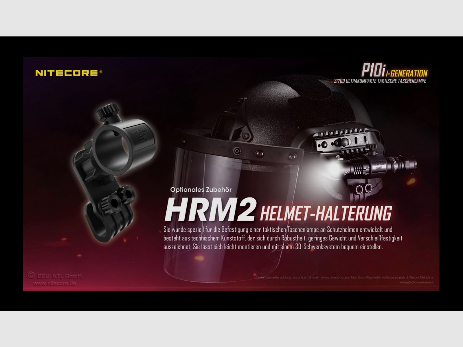 Nitecore P10i torcia LED tattica 1800 lumen