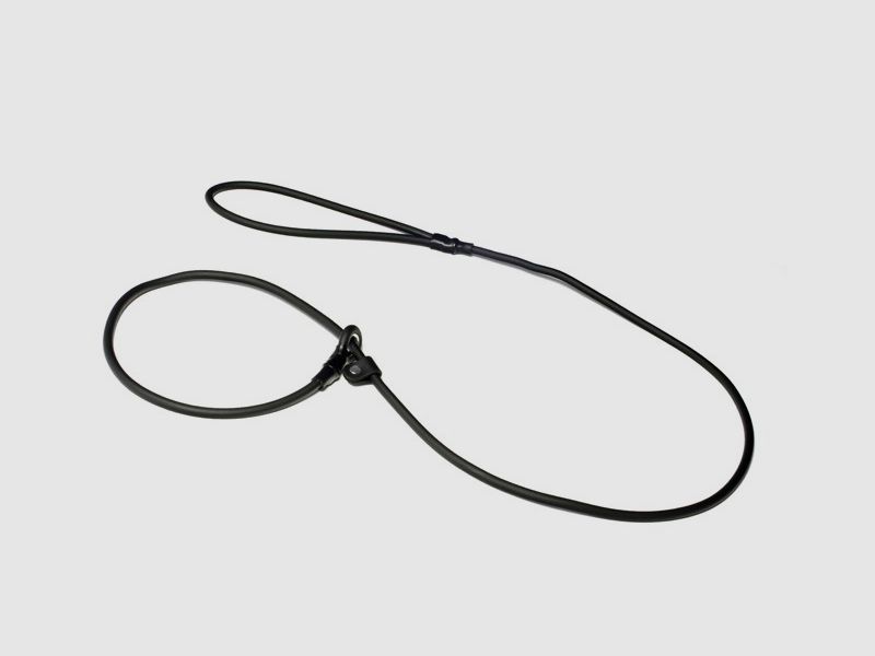 Mystique Biothane guinzaglio Moxon 6 mm 150 cm – nero