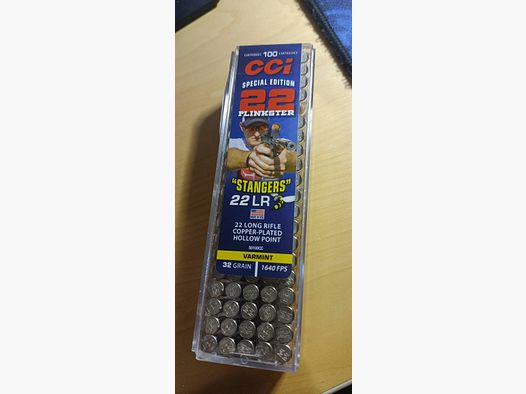 .22LR, CCI Stangers (Stinger) 595 colpi