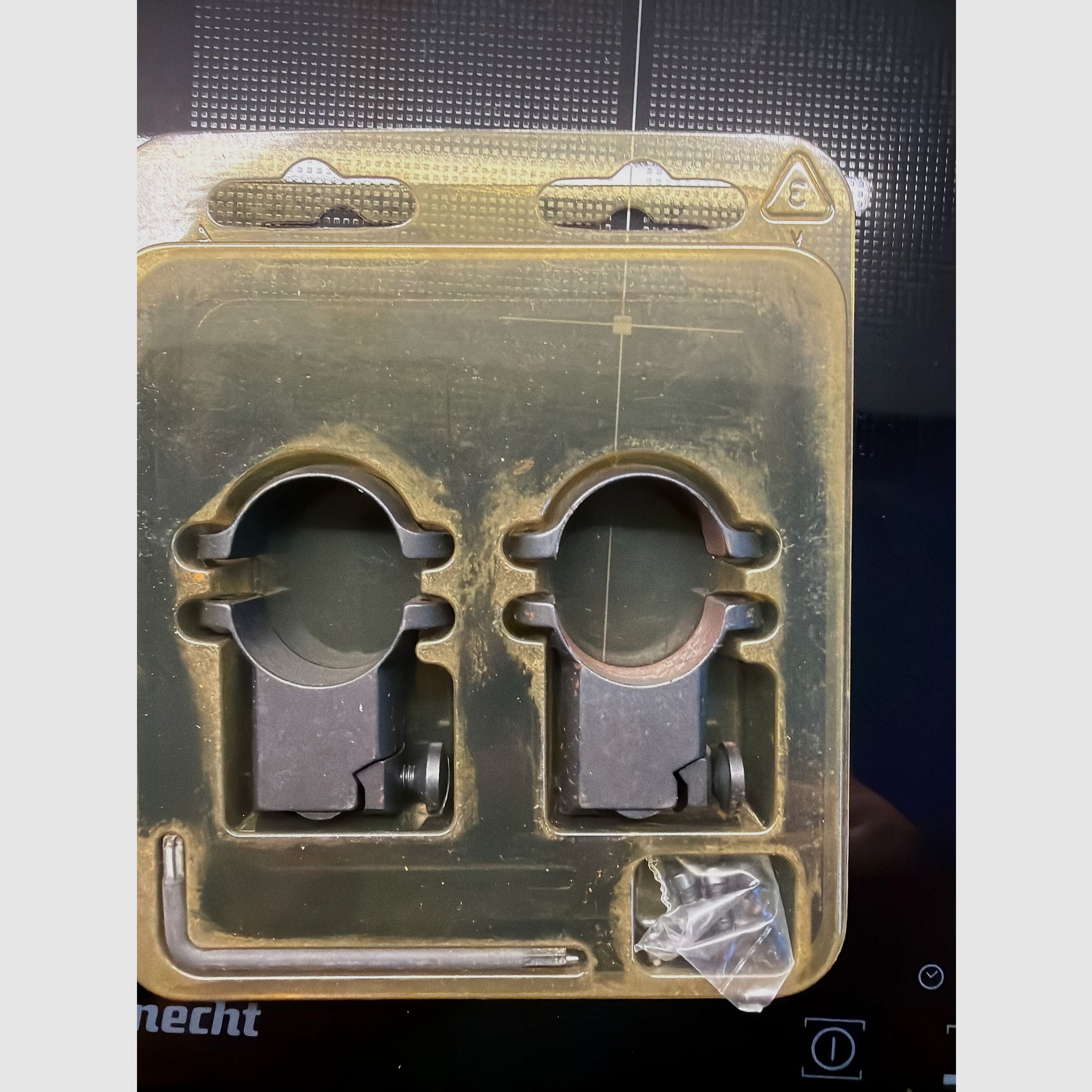 Leupold Ruger M77 1" Super High Matte Montaggio anelli a coda di rondine 49944