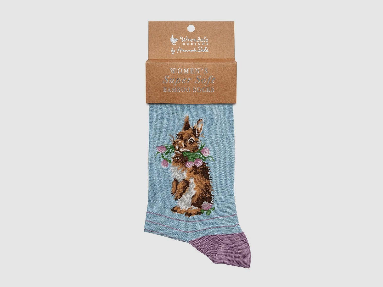 Wrendale Socken - "Head Clover Heals" mit Hase