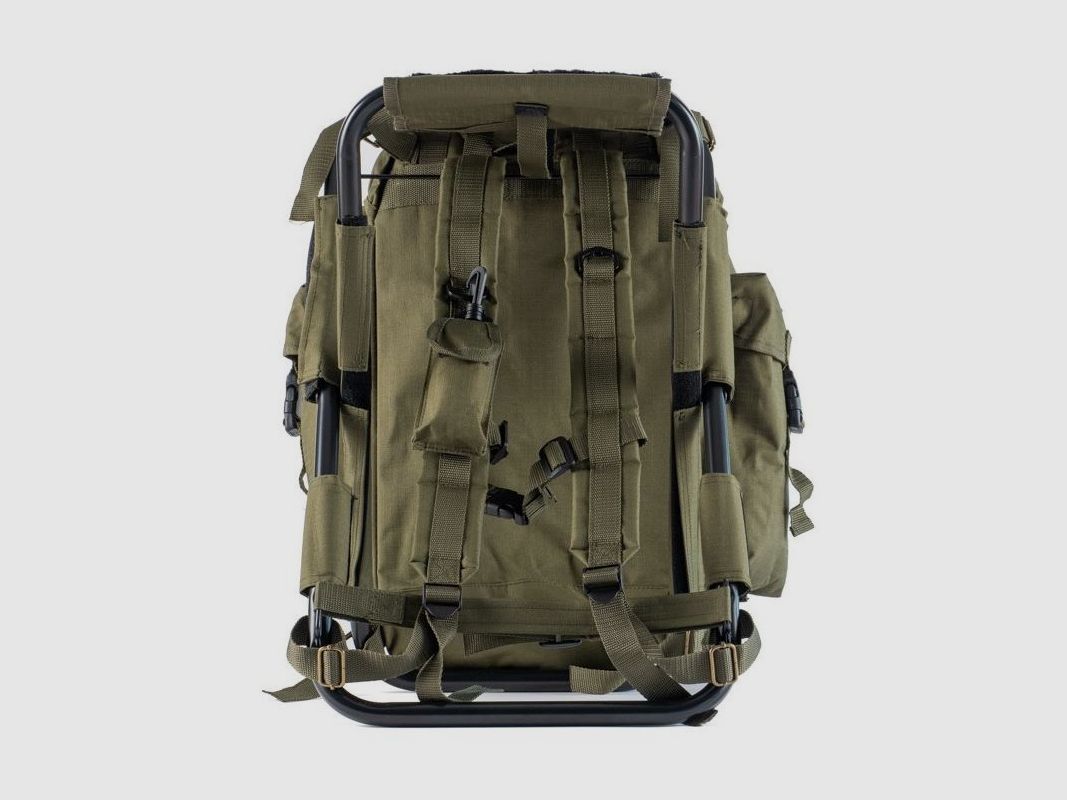 Grünes Jagdrucksack mit Hocker Art. BC34Z RASPORT, Bild 5 von 5