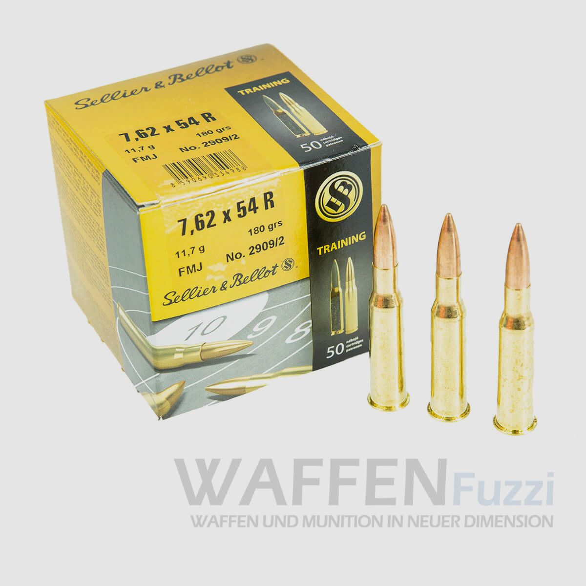 S&B 7,62x54R 180grs pełnopłaszczowy 50 sztuk