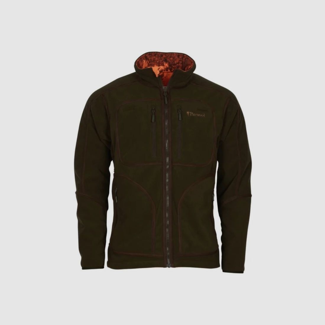 Pinewood wendbare Herren Fleecejacke Furudal Reversible Camou