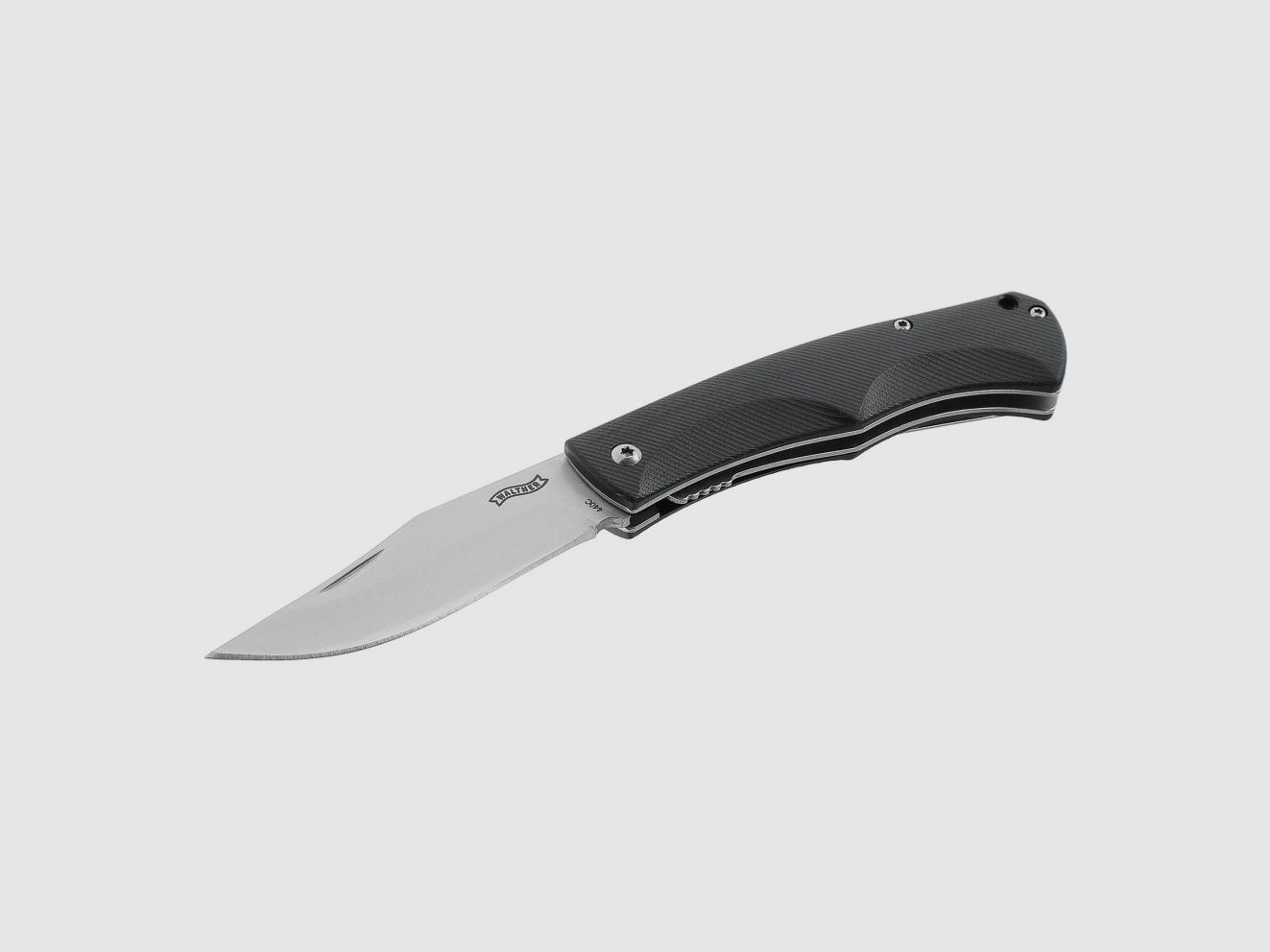 Walther CTK 1 Klappmesser satinierte schwarze Ausführung, Bild 2 von 4