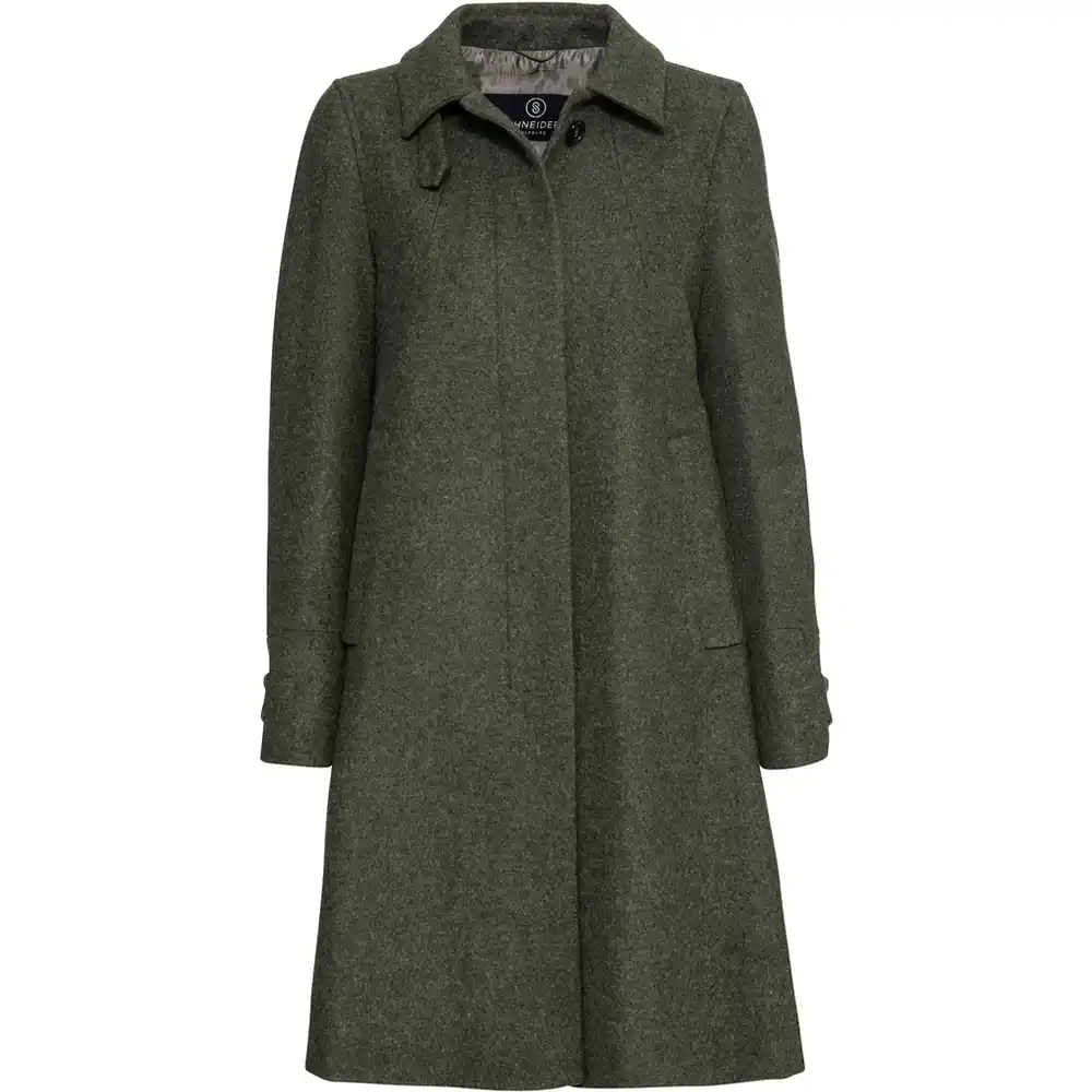 Maximilian Diana Manteau en Loden Vert Mousse