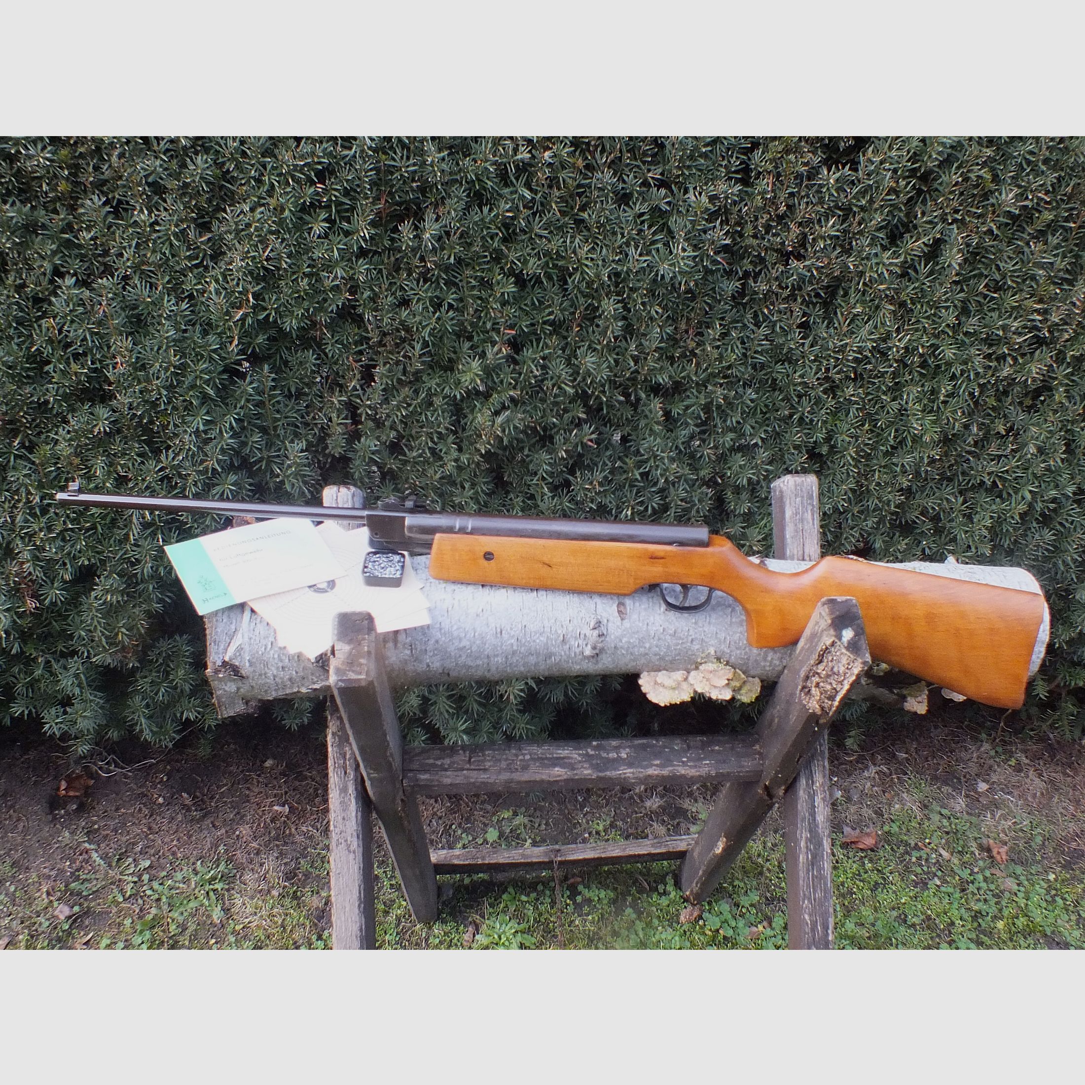 Rifle de aire comprimido Suhler Haenel 300- 3 con culata deportiva, RDA