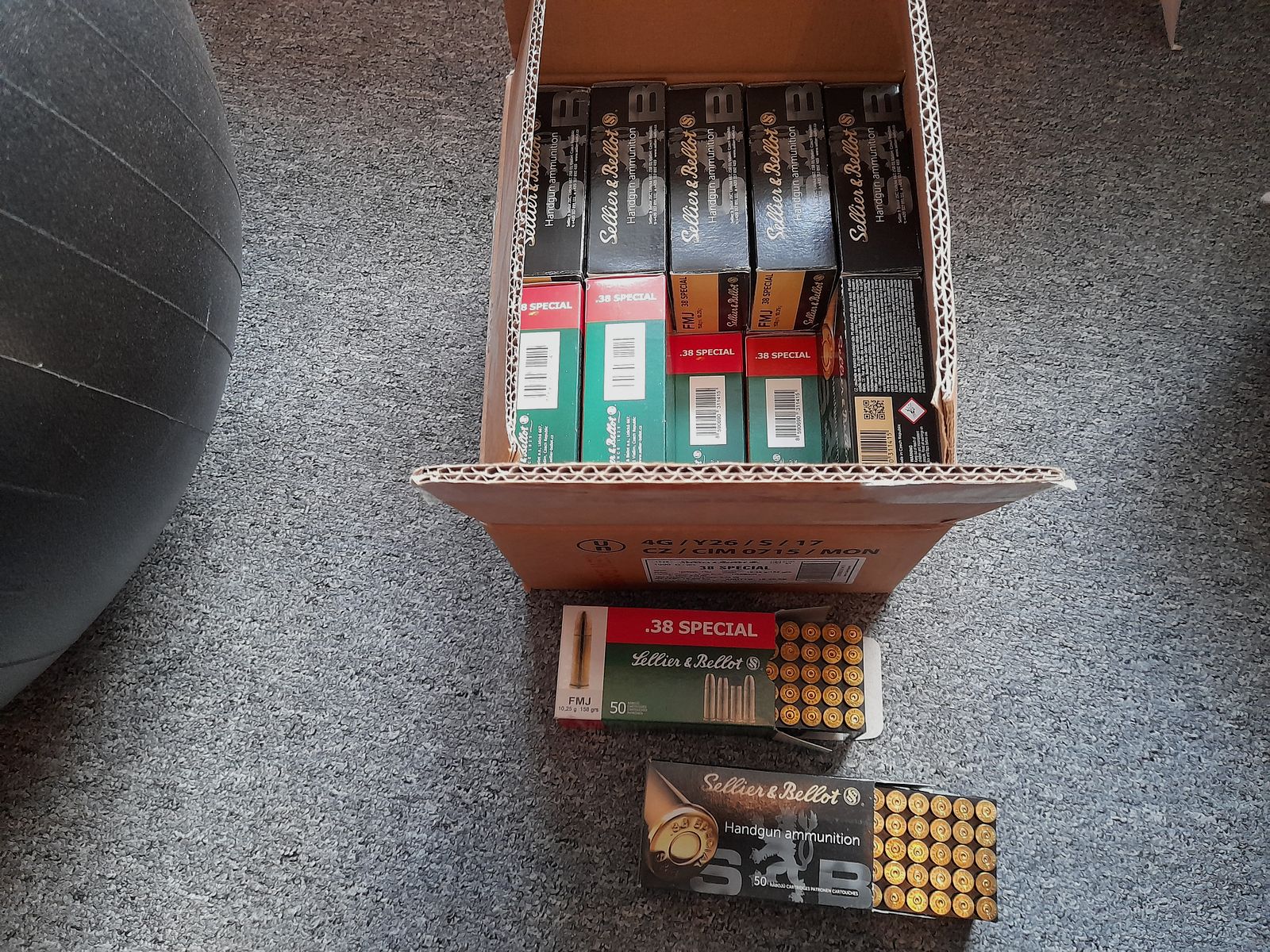 1.000 S&B Messinghülsen .38 special