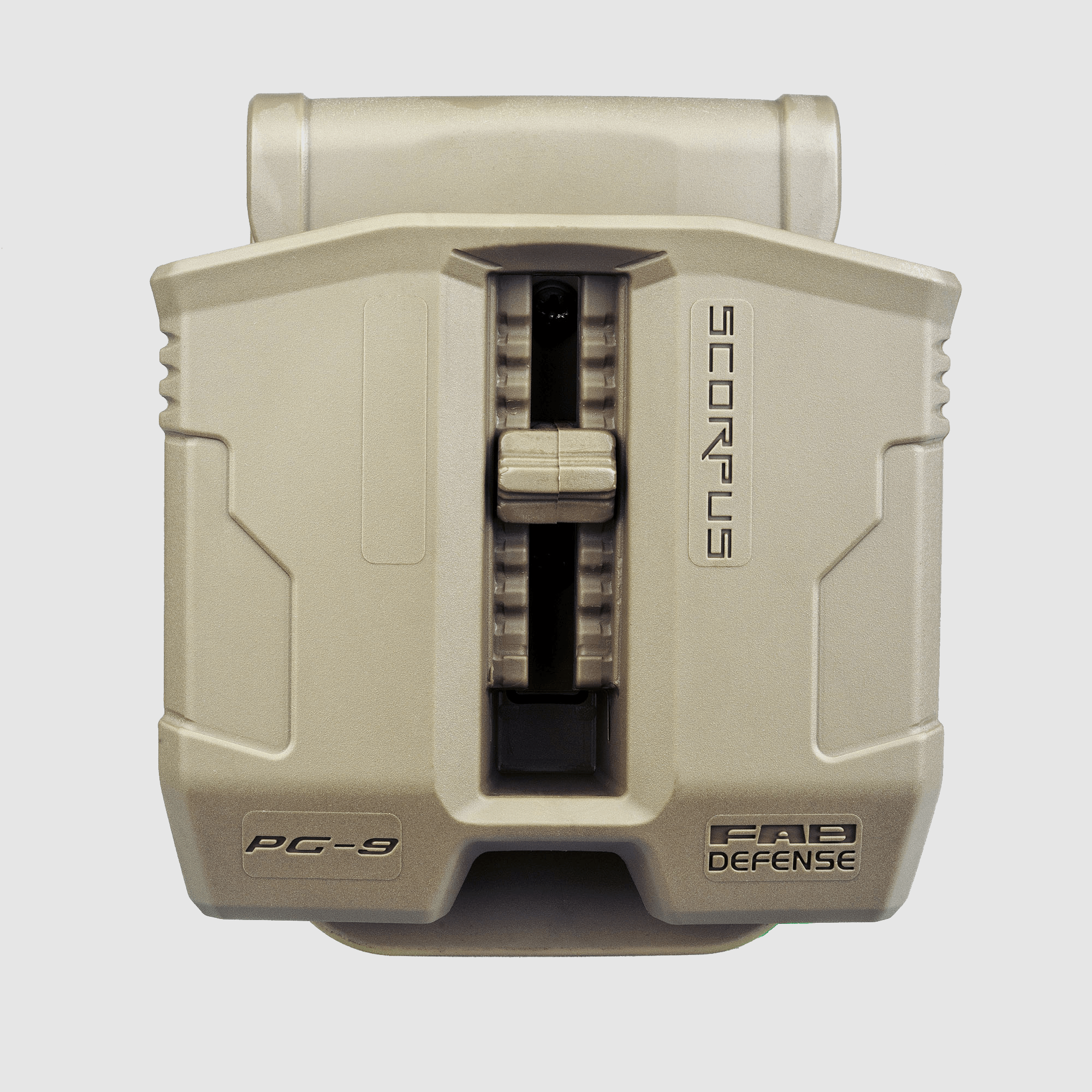FAB Defense Scorpus Dubbel Magazineholster Glock - Donker Aarde