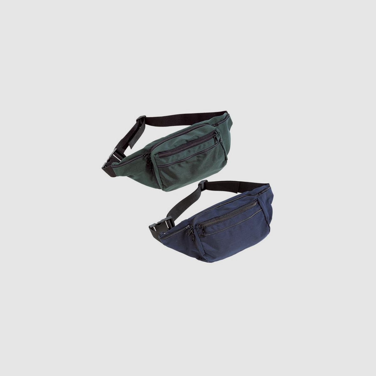 Kompakte Gürteltasche mit Holster I Pistole Blau