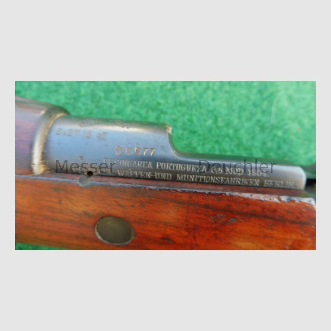 Niemiecka fabryka broni i amunicji Berlin Portugalia 6,5 Mod. 1904, zdjęcie 3 z 6