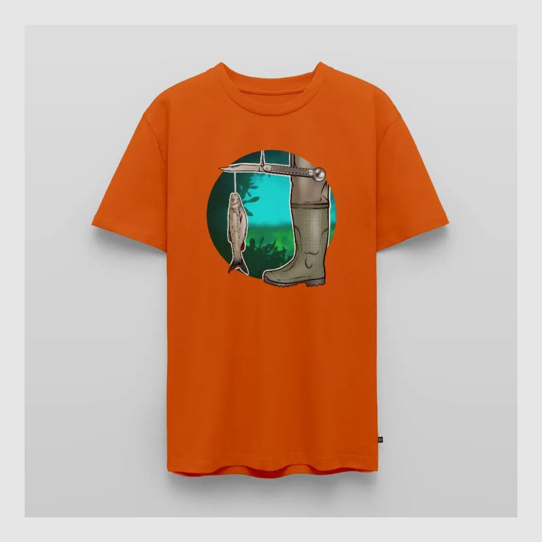 PUMA Men´s Premium T-Shirt „Waagemesser – Petri Heil"