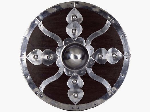 Round shield - wooden shield Viking battle shield
