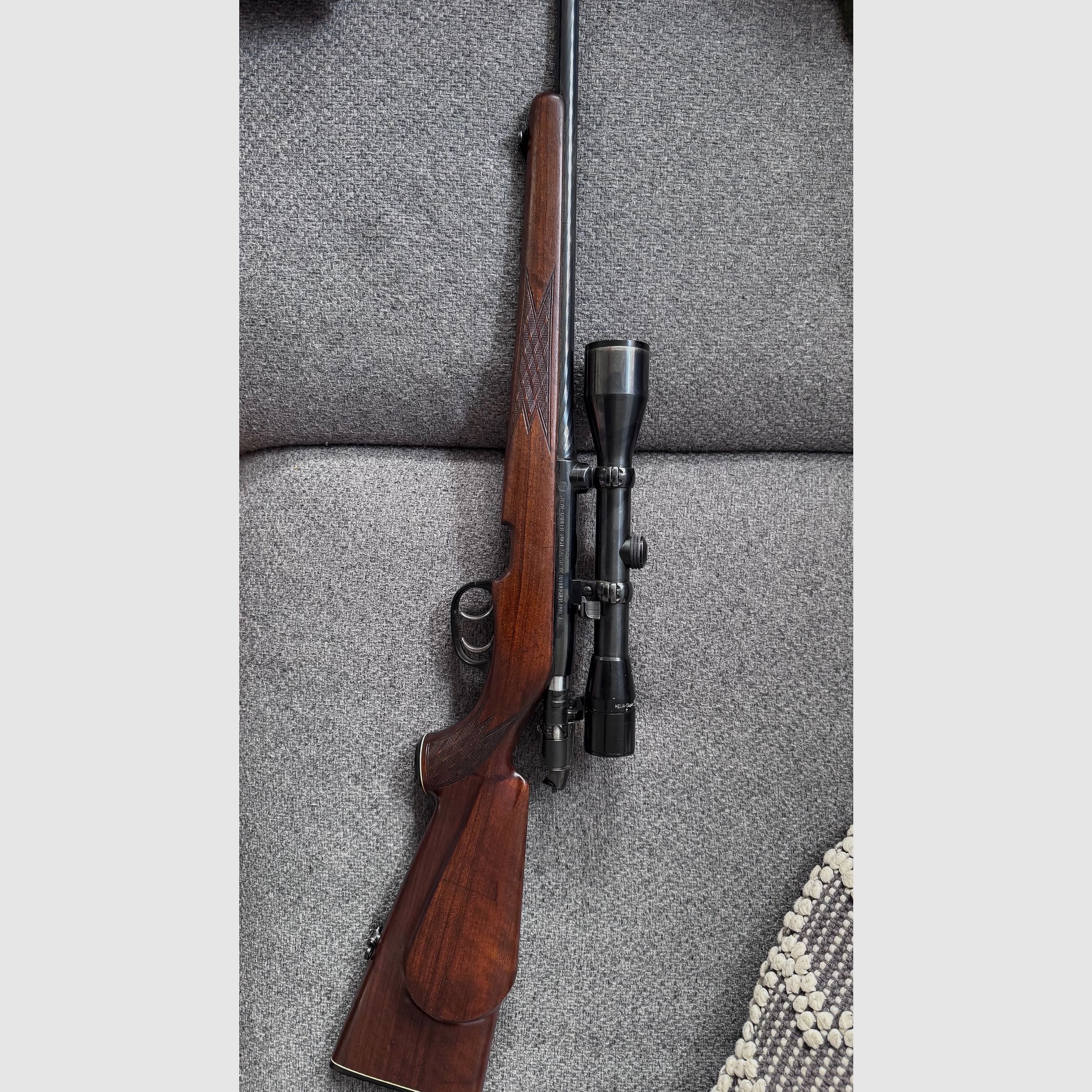 Steyr Mannlicher SL repeating rifle 222 rem mag with Helia scope