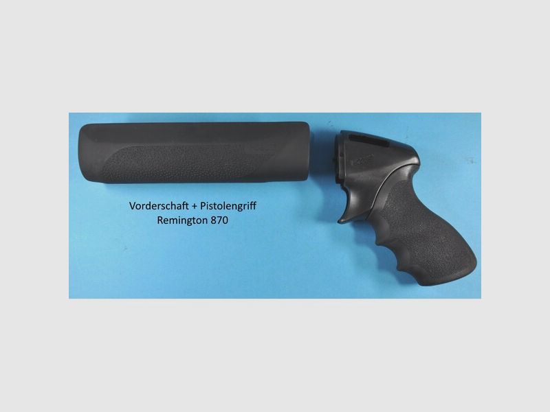 HOGUE gummiummantelter Vorderschaft u. Pistolengriff für Remington 870 Schrotflinte Cal. 12