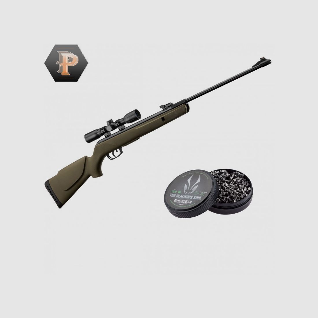 Pack Big Cat 1000E Barricade 4,5 mm 19,9 J + Zielfernrohr + Diabolos, Bild 5 von 5