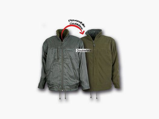 Reversible Patton Jacket in Fleece and Nylon