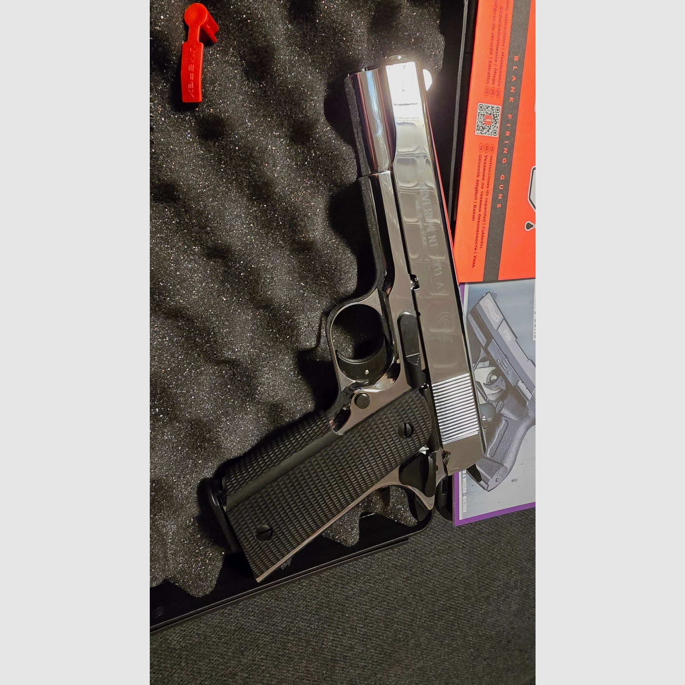Colt Government 1911 A1 Chrome Schreckschuss 9mm PAK