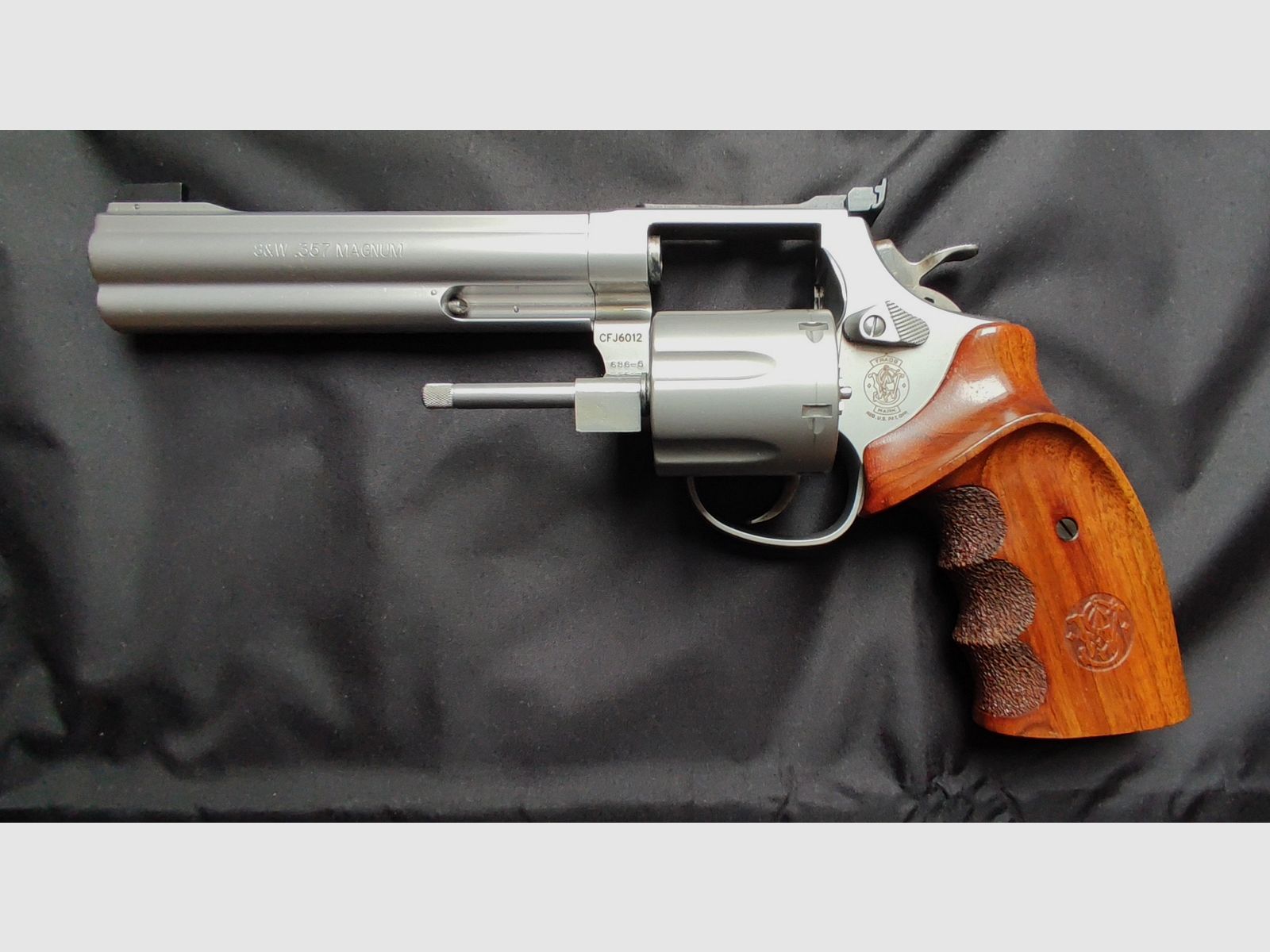 Smith & Wesson (S&W) 686 Target Champion .357 Mag. Revolver Edelstahl