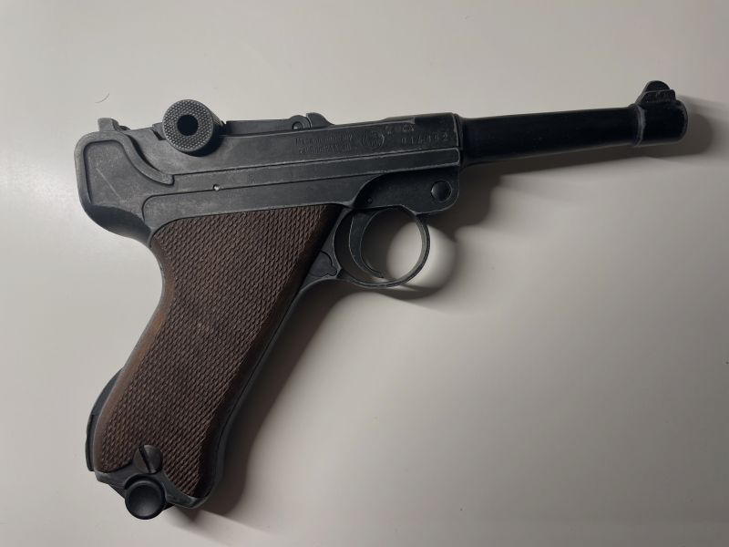 ME P 08 Luger Nachbau 9 mm PAK antikfinish WW2