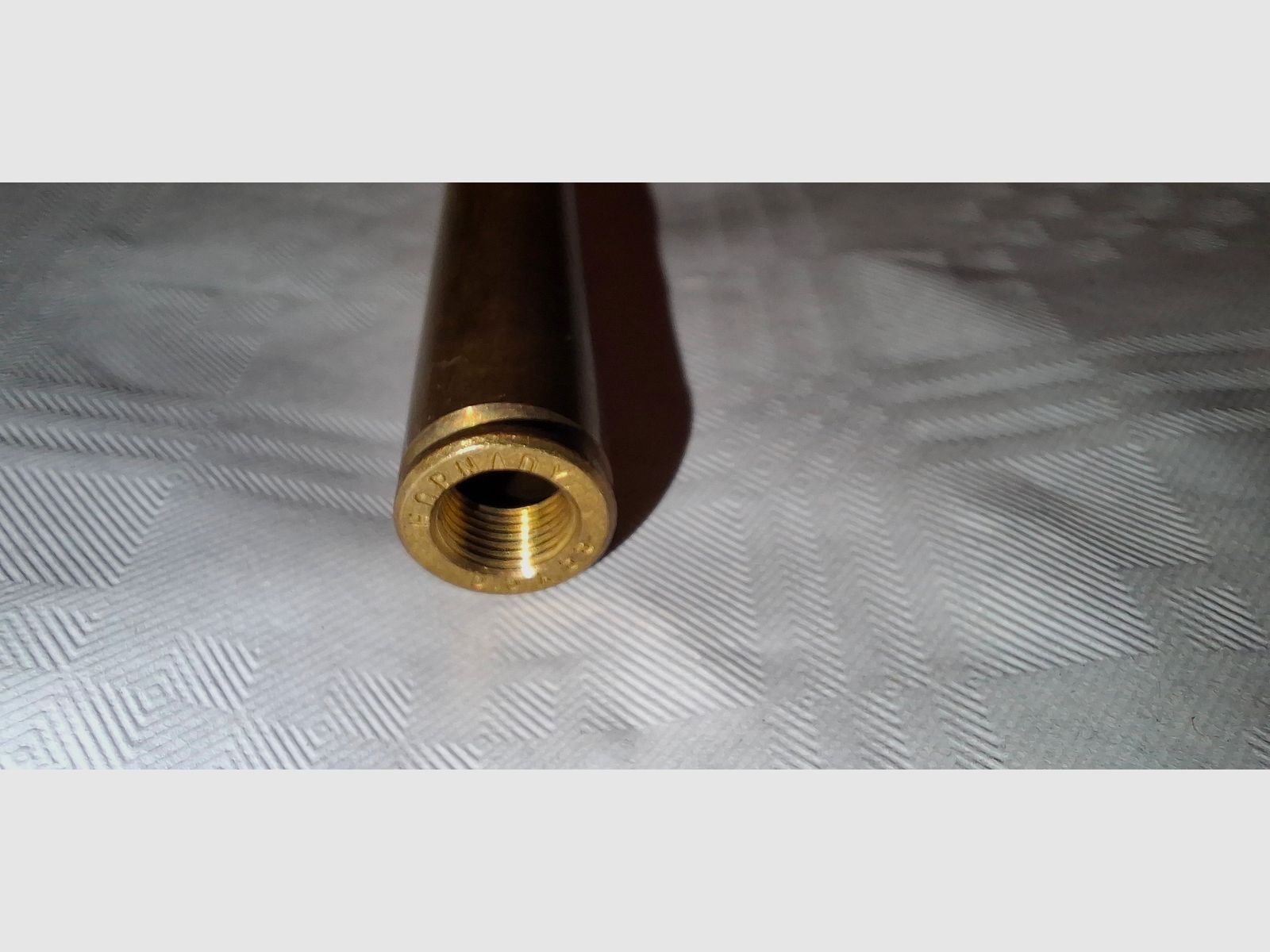 Modified case 6.5x55 SE Hornady for the OAL gauge from Hornady