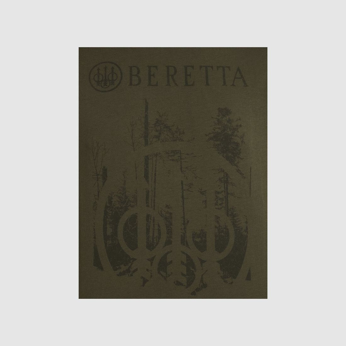 Koszulka Beretta Outline T-Shirt Dark Olive, zdjęcie 3 z 4